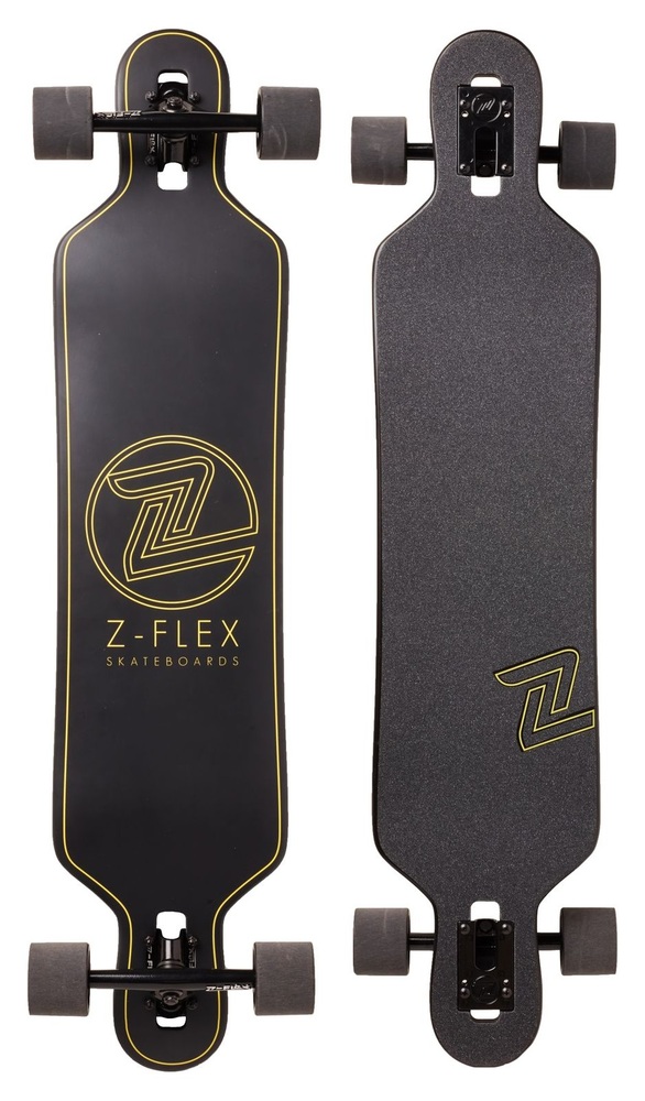 ZFlex Complete Longboard Skateboard Power Line Drop Thru