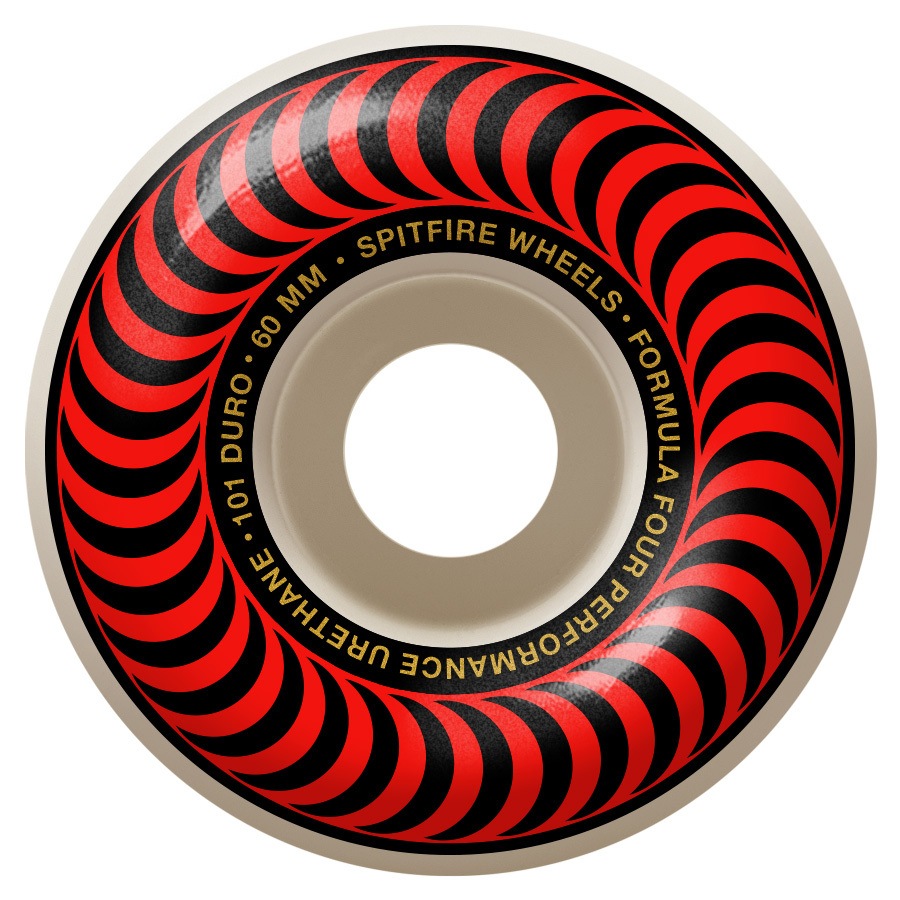 Spitfire Classic Swirl F4 101D 60mm Skateboard Wheels
