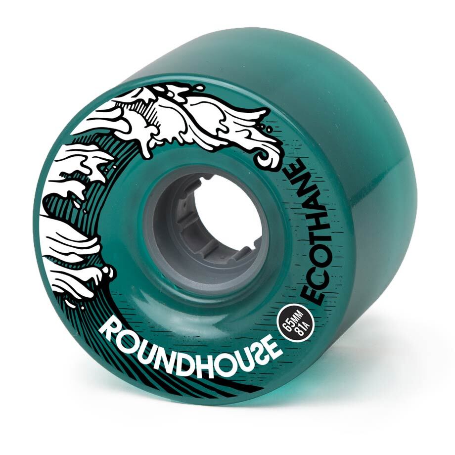 Carver Roundhouse Ecothane Mag Aqua 81A 75mm Skateboard Wheels