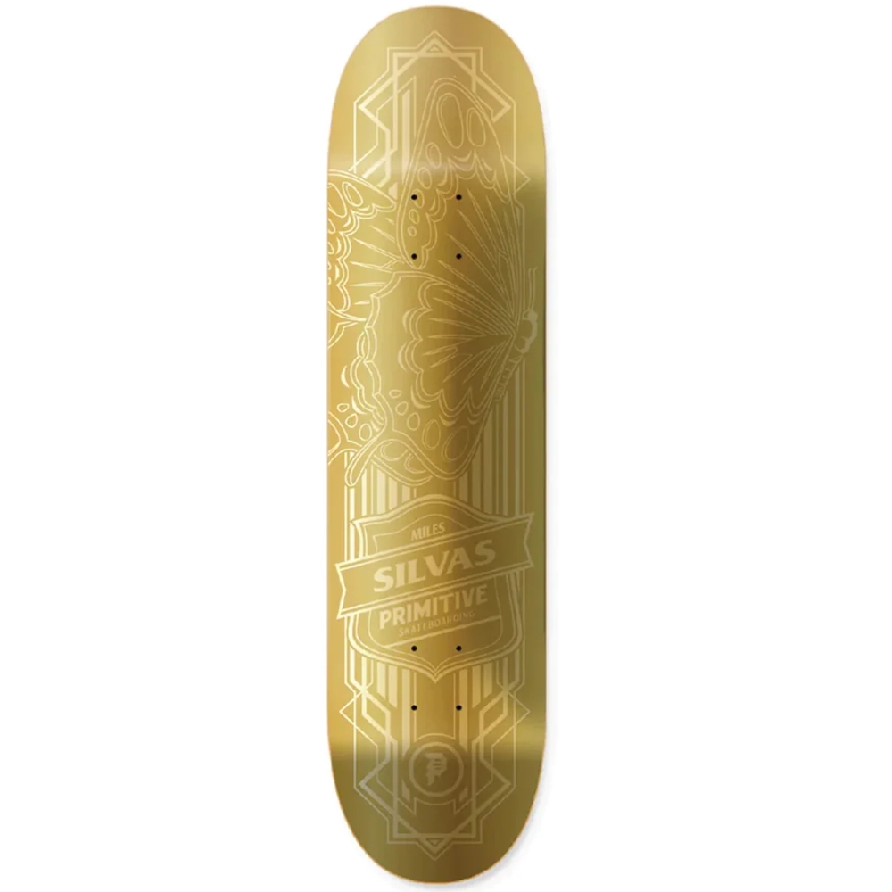 Primitive Butterfly Gold Silvas 8.25 Skateboard Deck