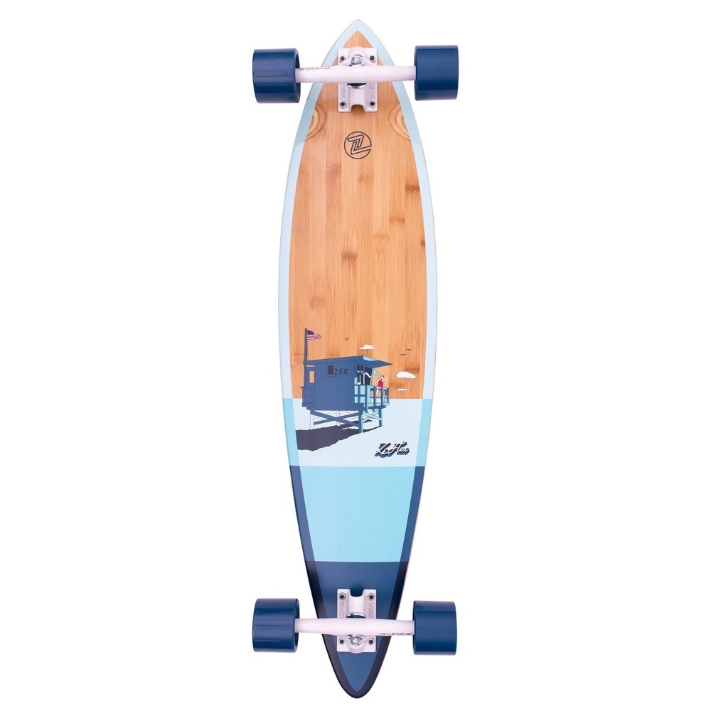 Z-Flex Bamboo Pintail 38 Longboard Skateboard