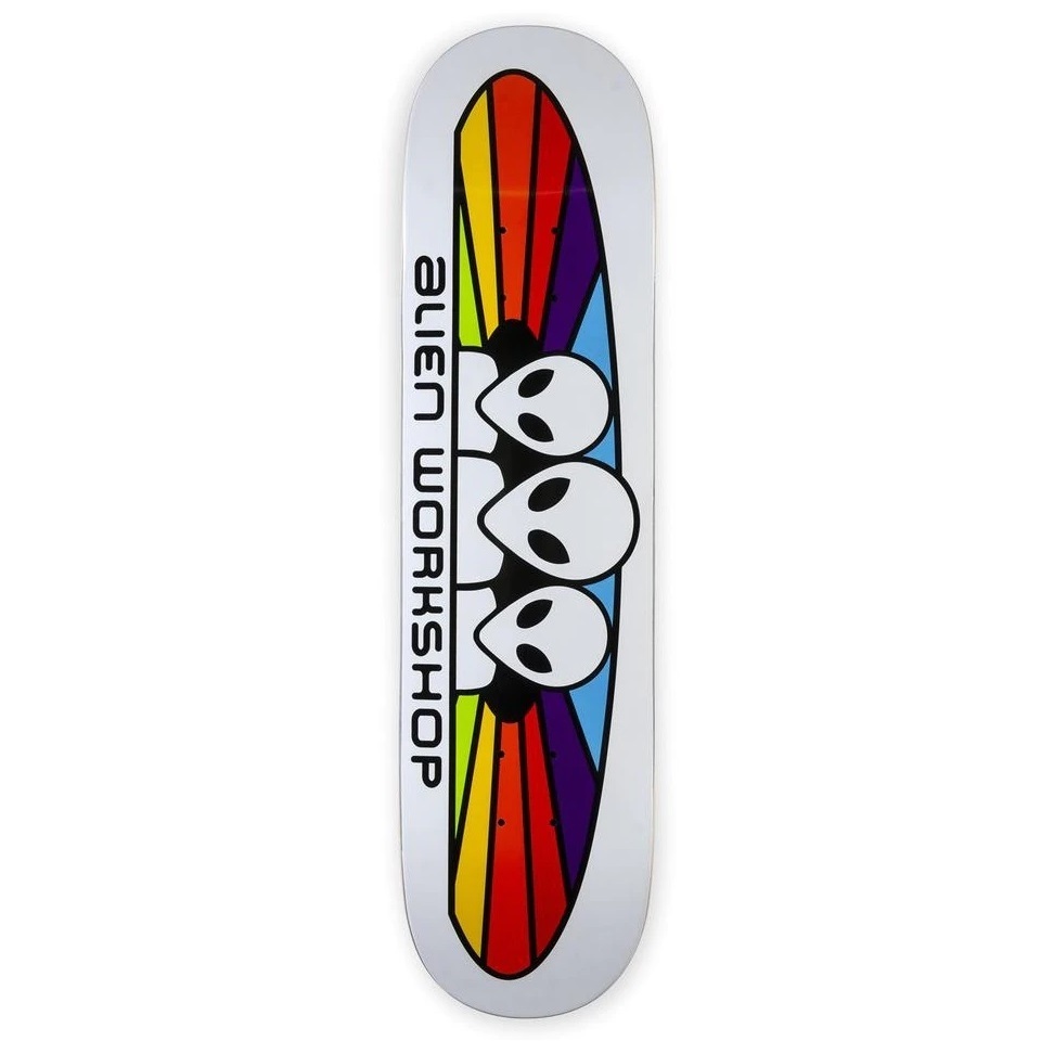 Alien Workshop Spectrum White 7.75 Skateboard Deck