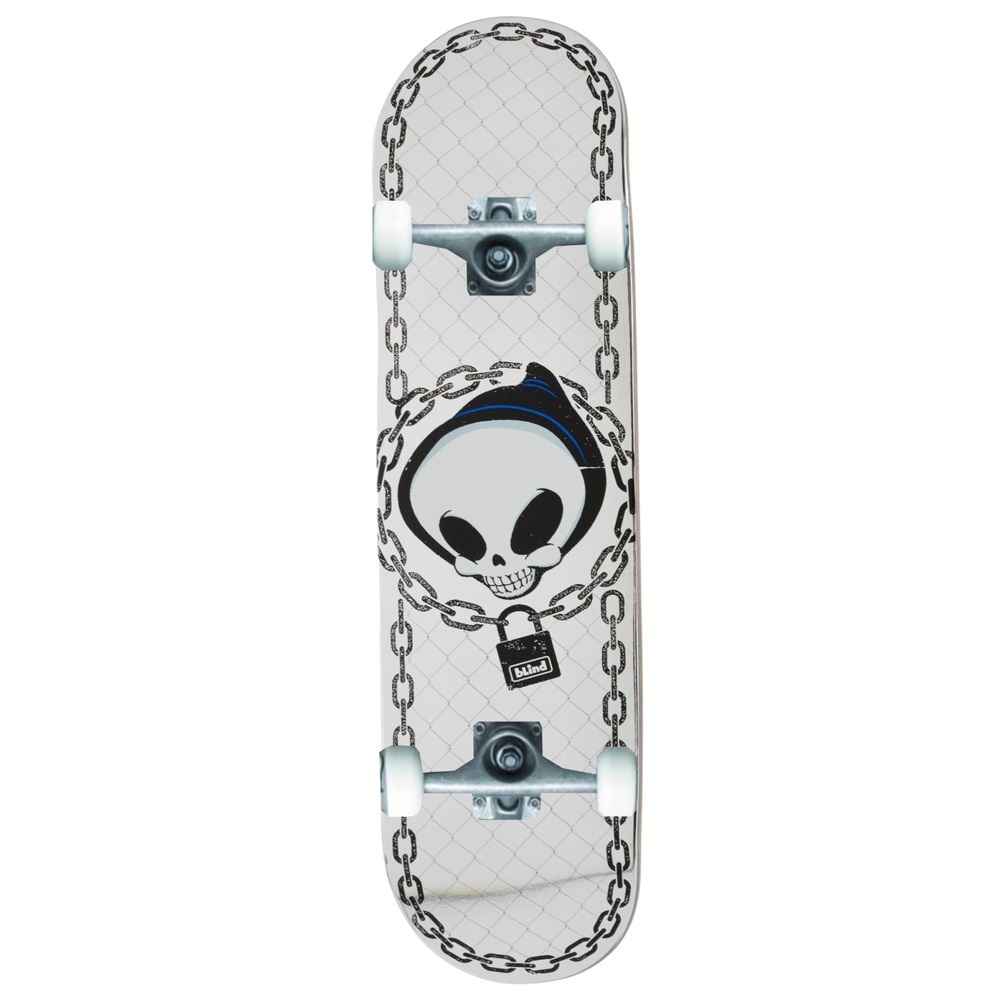 Blind Reaper Chain FP White 7.375 Complete Skateboard