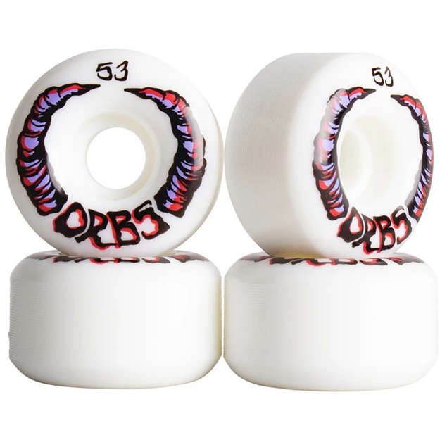 Welcome Orbs Apparitions White 99A 53mm Skateboard Wheels