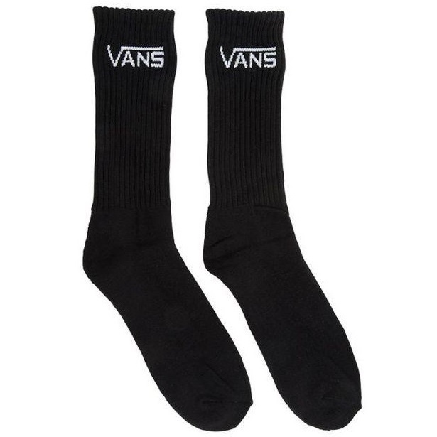 Vans Classic Crew Black Size 6.5-9 Pack of 3 Socks