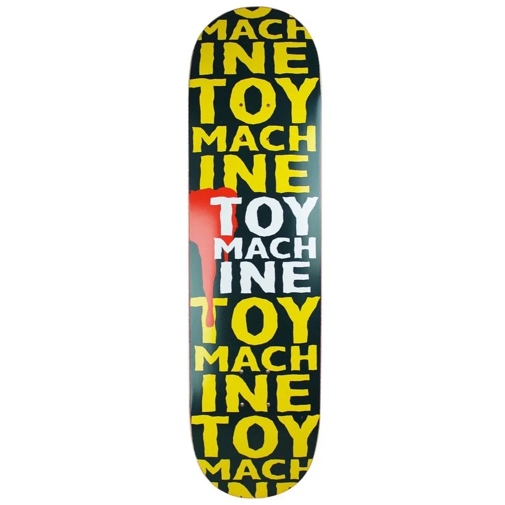 Toy Machine New Blood Black Yellow 8.25 Skateboard Deck