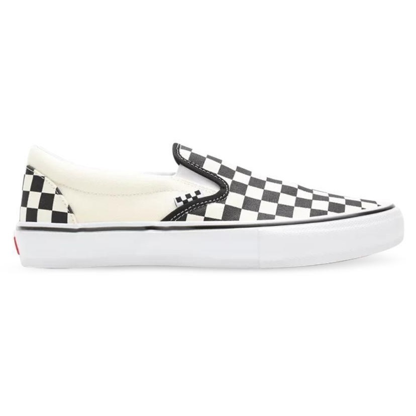 Vans Skate Slip On Checkerboard Black Off White Shoes [Size: US 10]