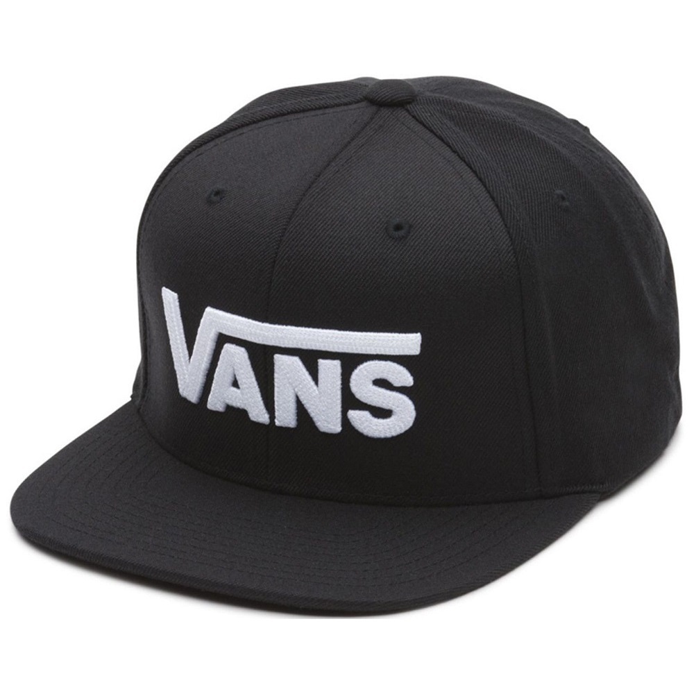 Vans Drop V II Black White Snapback Adjustable Hat