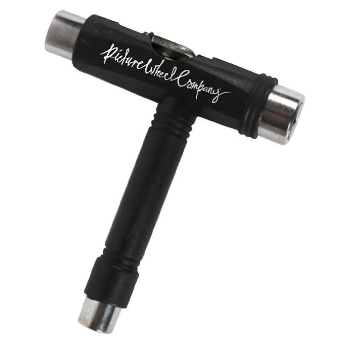 Picture Wheel Co T Black Skateboard Tool