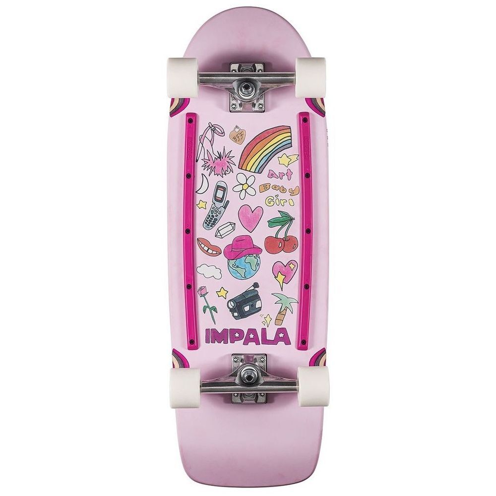 Impala Latis Art Baby Girl Cruiser Skateboard
