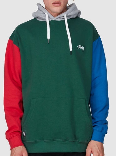 stussy block hoodie