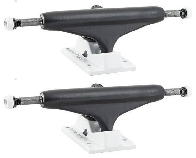 Industrial Skateboard Trucks 5 Black White Set Of 2 Trucks