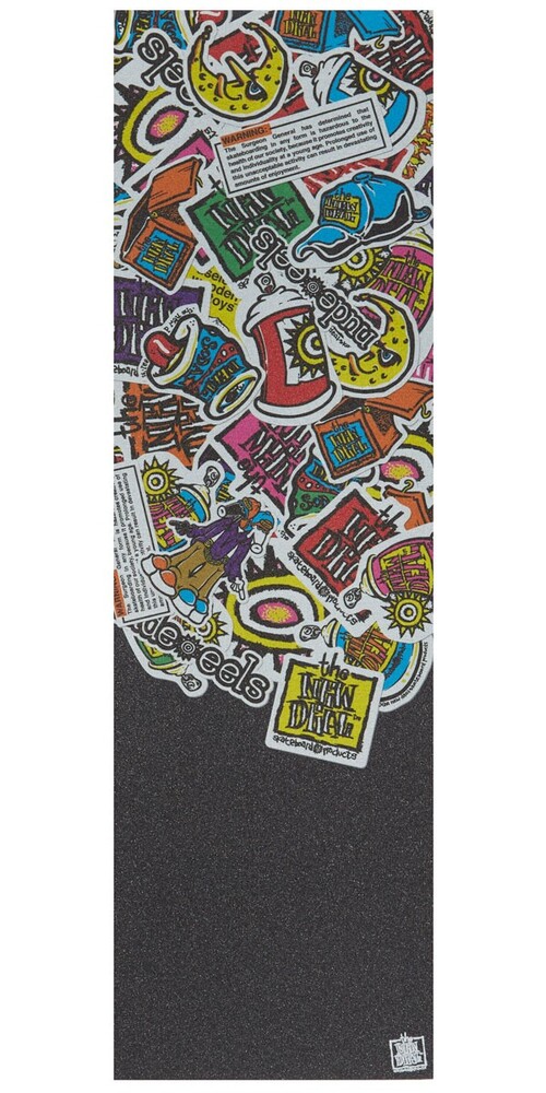 New Deal Skateboard Grip Tape Sticker Pile 10 x 33