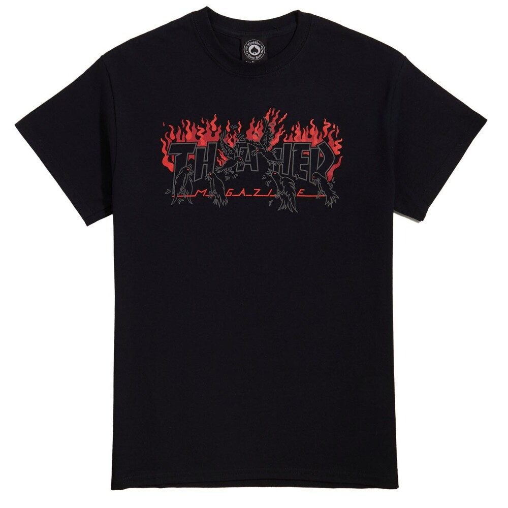 Thrasher T-Shirt Crows Black Extra Large