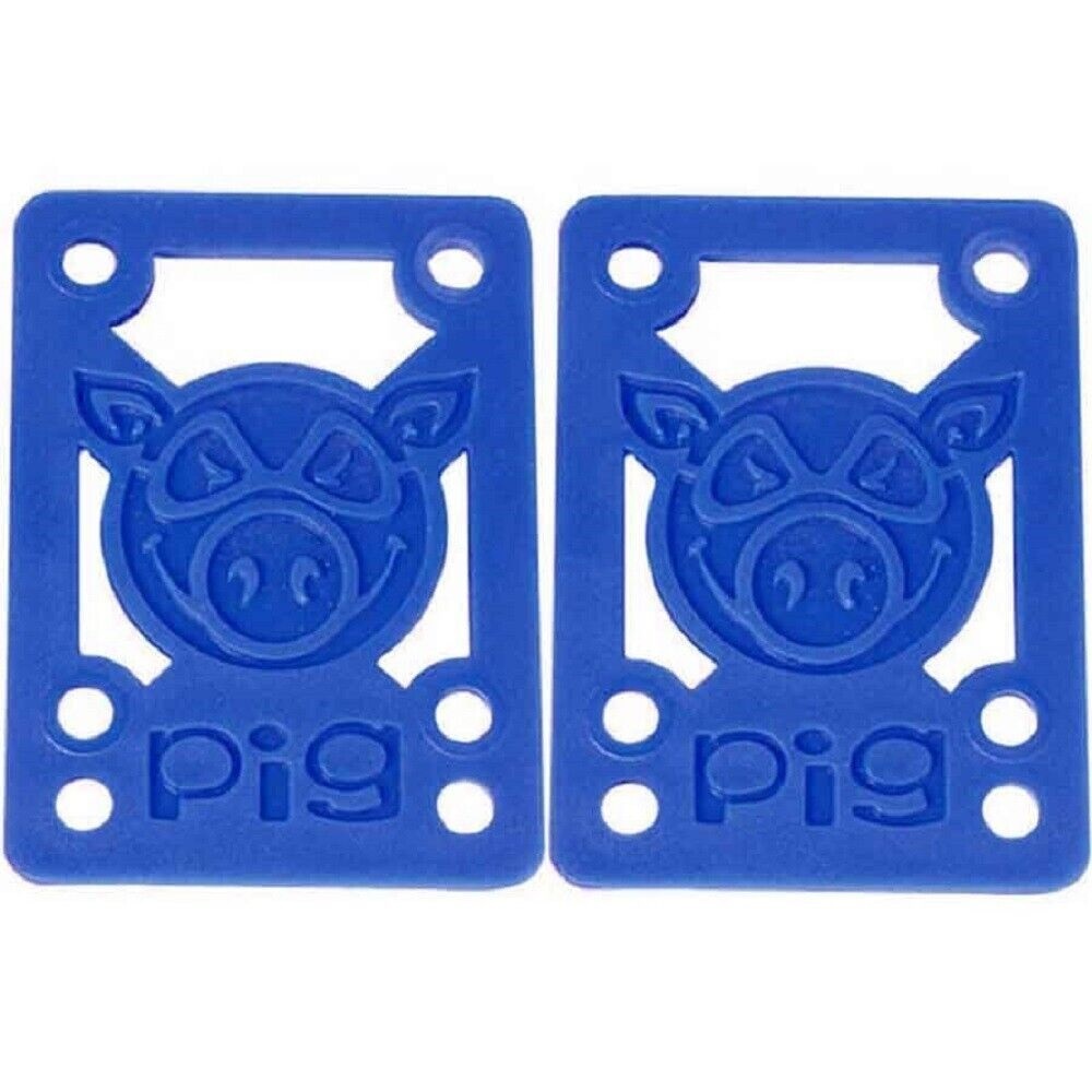 Pig Hard 1/8 Pair Blue Pile Riser Pads
