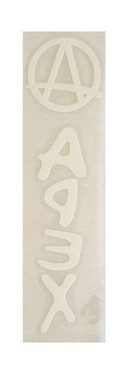 Apex Handle Bar Sticker White