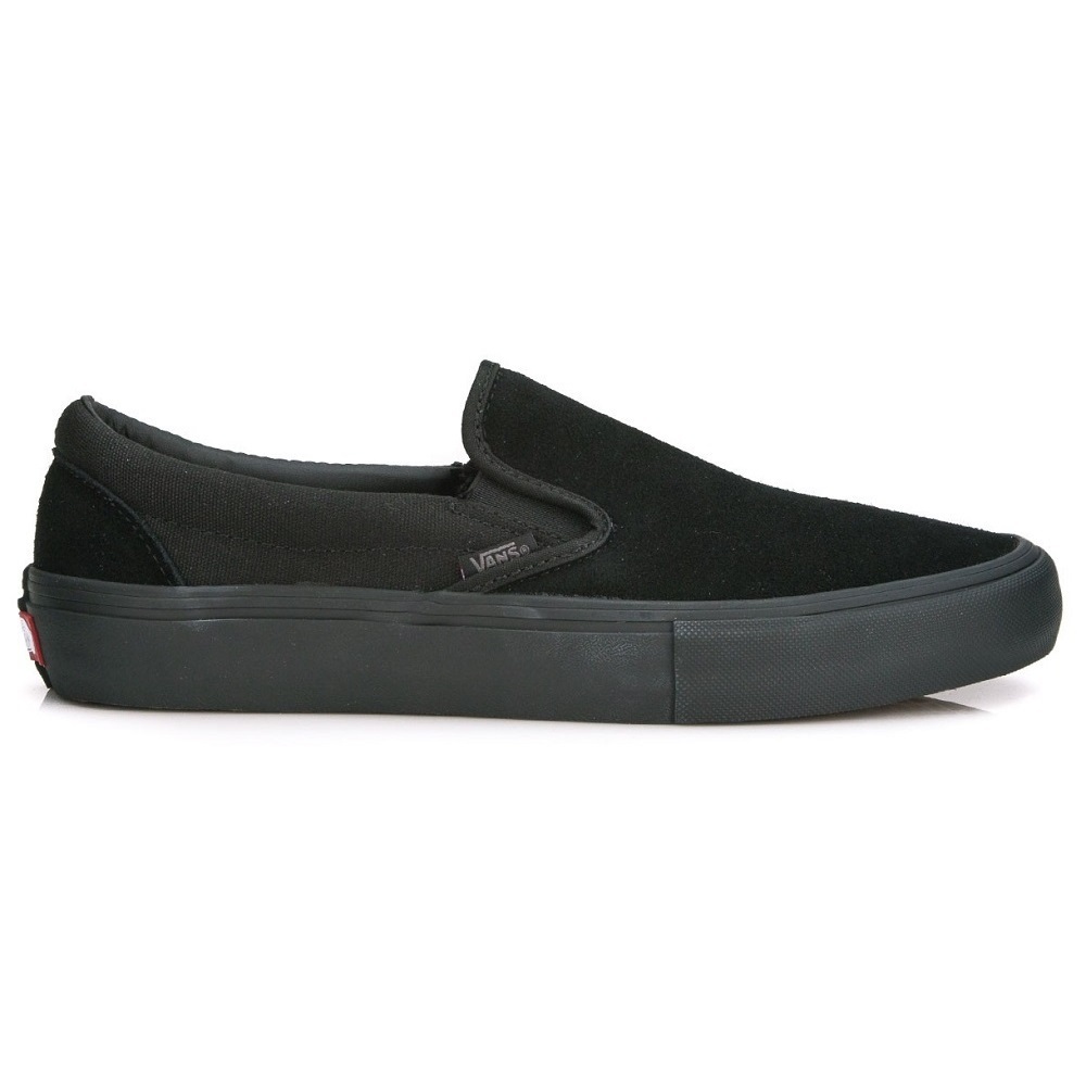 Vans Slip On Pro Blackout Shoes [Size: US 4]
