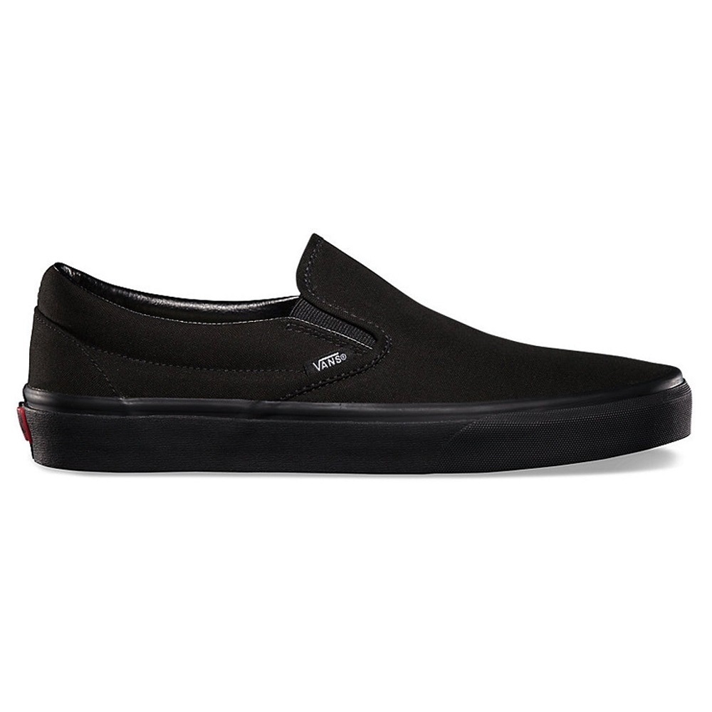 Vans Classic Slip On Black Black Shoes [Size: US 7]