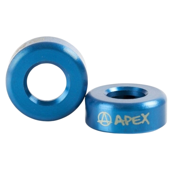 Apex Aluminium Bar Ends Pair Blue