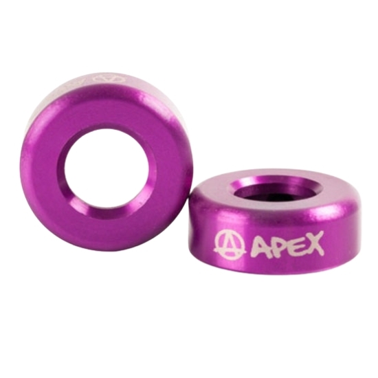 Apex Aluminium Bar Ends Pair Purple