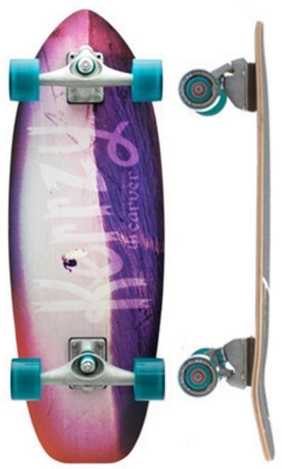 Carver Skateboard Complete Kerrzy Snapper With Cx Trucks Silver