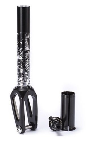 Fasen Scooter Forks Cnc Raven With IHC Kit Black