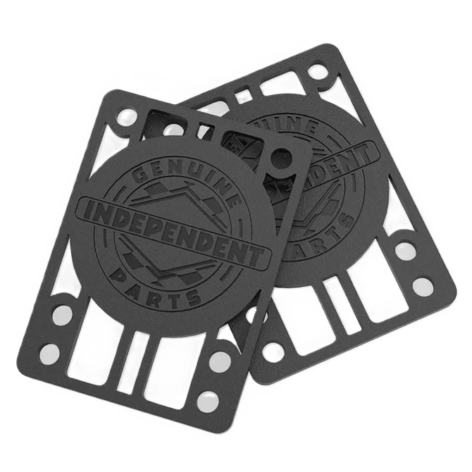 Independent Black 1/8 Skateboard Riser Pads