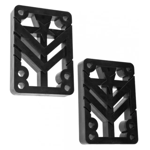Mini Logo Black 1/2 Pair Skateboard Riser Pads