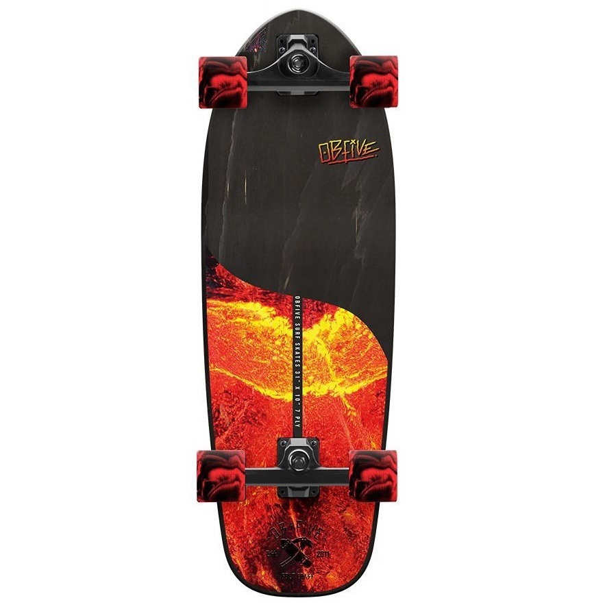 Obfive Surfskate Magma Complete Skateboard