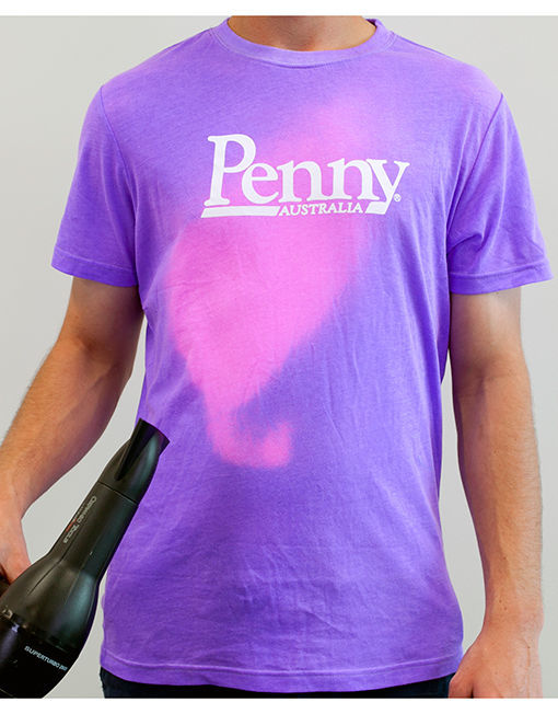 Penny Skateboards T-Shirt Hot Spots Purple Size Medium