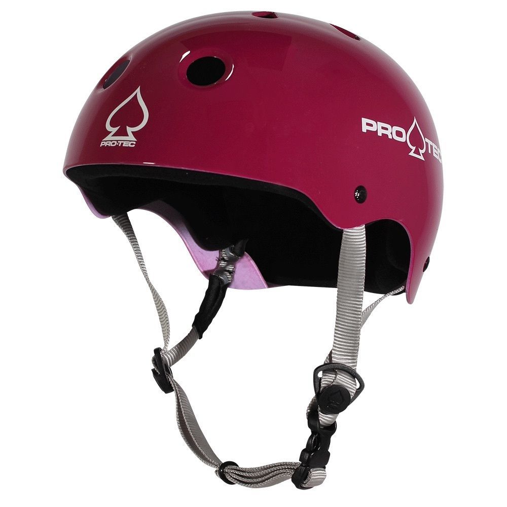 Protec Classic Skate Helmet Gloss Eggplant Size Extra Small Skate