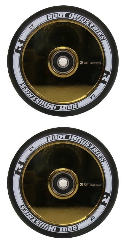 Root Industries Air 110mm Wheel Set Black Gold Rush Core