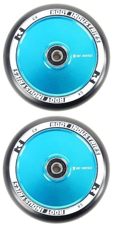 Root Industries Air 110mm Wheel Set Black Pu Blue Core