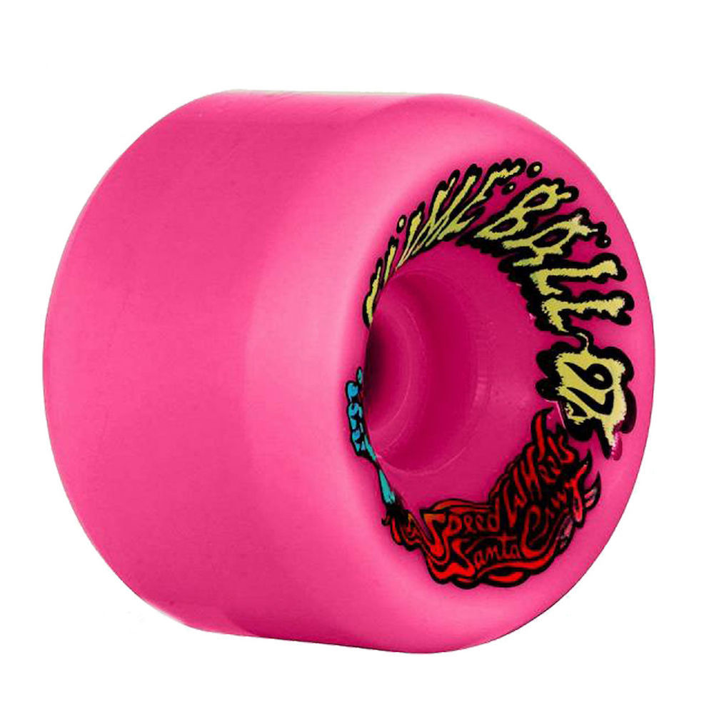 Santa Cruz Skateboard Wheels Slime Balls Vomits Pink 97A 60mm