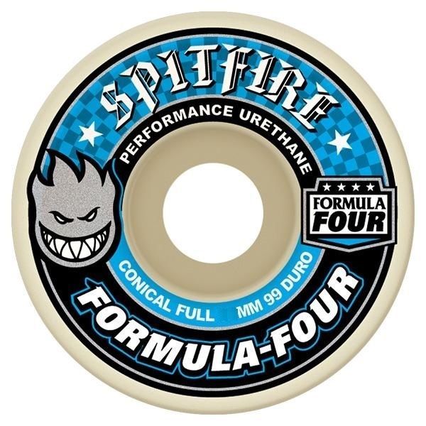 Spitfire Skateboard Wheels F4 Conical Full 99D 52mm