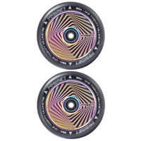 Fasen 120mm Hollow Core Scooter Wheels Set Of 2 - Square Neochrome Oil Slick