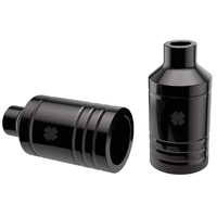 Lucky Scooter Pegs - Black - Set Of 2 With High Tensile Axles - Alu