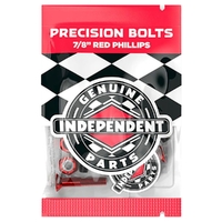 Independent Black Red 7/8 Inch Phillips Skateboard Hardware