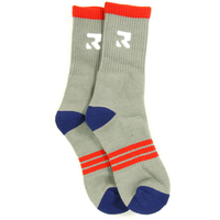 Root Industries Socks Three Stripes Grey - Size 7-11