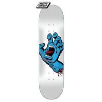 Santa Cruz Screaming Hand White 8.25 Skateboard Deck