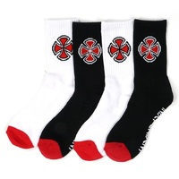 Independent Og Cross Youth 4 Pack Assorted Socks