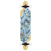 Omen Longboard Skateboard Complete Swarm Drop Through Flex 41.5