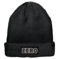 Zero Bold Patch Black Beanie
