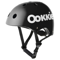 Ookkie Kids Black Certified Helmet