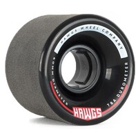 Hawgs Longboard Skateboard Chubby Wheels Black 60mm 78A
