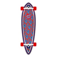 Santa Cruz Complete Longboard Skateboard Hands All Over Pintail 33