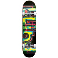 Blind Skateboard Complete Logo Glitch Black FP Multi 7.875