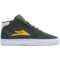 Lakai Flaco 2 Mid Olive Yellow Mens Skate Shoes