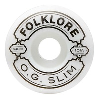 Folklore Skateboard Wheels 101A OG Slim 53mm