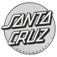 Santa Cruz Big Dot Grey 12" x 1 Sticker